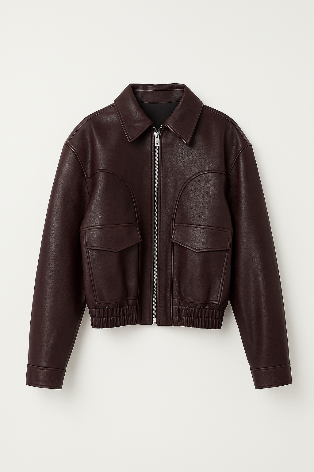 Veste Bomber en Cuir | Élégante & Intemporelle | Look Premium