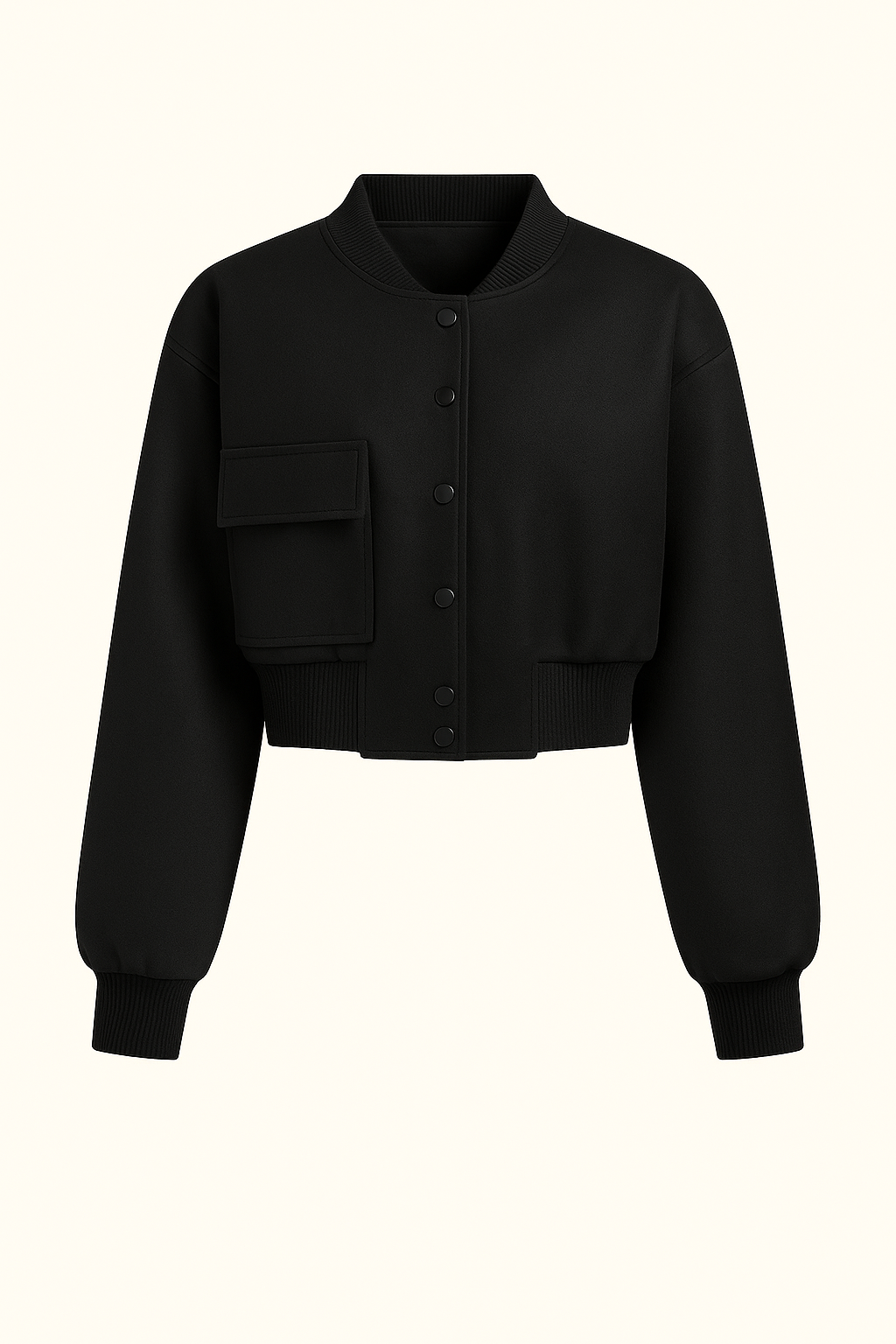 Veste Bomber en Laine | Chic & Chaude | Style Urbain Décontracté