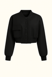 Veste Bomber en Laine | Chic & Chaude | Style Urbain Décontracté