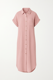 Robe chemise en lin | Blanc | Léger et confortable