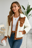 Veste en Sherpa et Velours | Contrastée | Chaude et Tendance