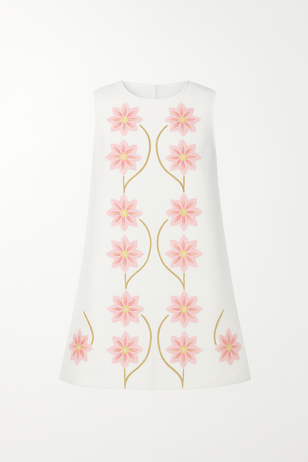 Robe Courte Fleurie Sans Manches | Fraîche & Féminine | Légère