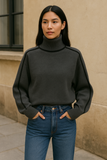 Pull Col Roulé Oversize | Confort & Élégance | Maille Chic