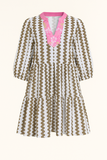 Robe Courte Bohème Imprimée | Coton Léger | Décontractée et Stylée