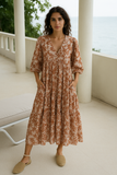 Robe Midi Fleurie Bohème | Coton Léger | Chic Estival
