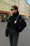 Pull Col Roulé Oversize | Confortable | Moderne & Chic