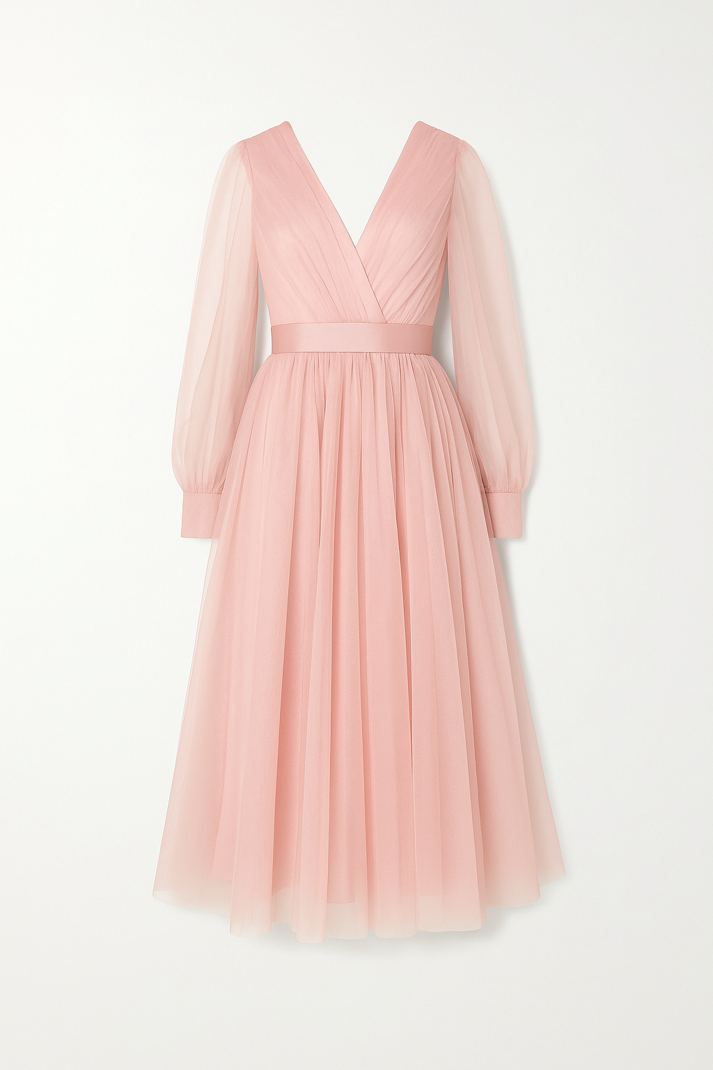 Robe Midi en Tulle | Élégance Transparente | Romantique & Raffinée
