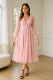Robe Midi en Tulle | Élégance Transparente | Romantique & Raffinée
