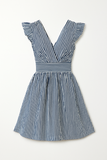 Robe d'Été à Rayures | Élégance Classique | Charme Sans Effort