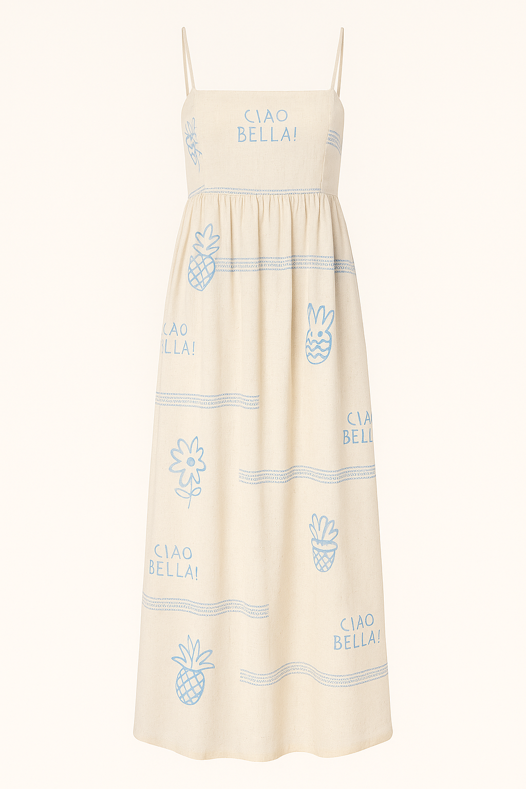 Robe Maxi Bohème Imprimée | Mélange de Coton | Légère et Aérienne