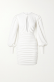 Robe Mini Satinée Structurée | Audacieuse & Élégante | Parfaite pour les Cocktails et Soirées Inoubliables