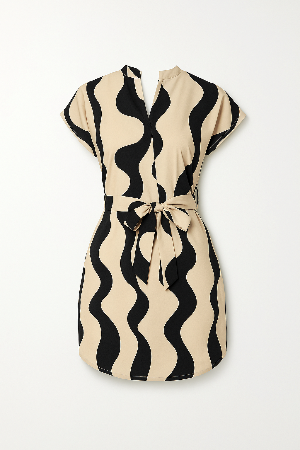 Robe Portefeuille Imprimée | Motif Abstrait | Chic et Légère