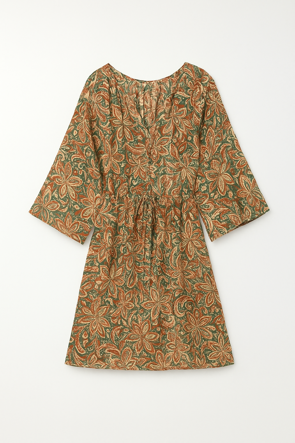Robe Bohème à Imprimé Paisley | Fluide et Féminine | Charme Décontracté au Quotidien