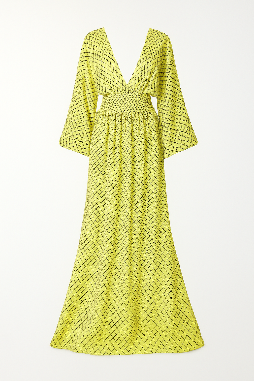 Robe Longue à Imprimé Losanges | Fluidité Bohème | Pour les Journées ensoleillées et le Style Décontracté