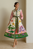 Robe Chemise Longue | Imprimé Artistique | Audacieuse, Créative et Unique