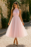Robe Midi à Col Haut en Tulle | Rêveuse & Volumineuse | Idéale pour les Grandes Occasions