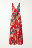 Robe Longue Portefeuille Fleurie | Look Estival | Élégante & Légère