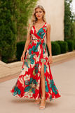 Robe Longue Portefeuille Fleurie | Look Estival | Élégante & Légère