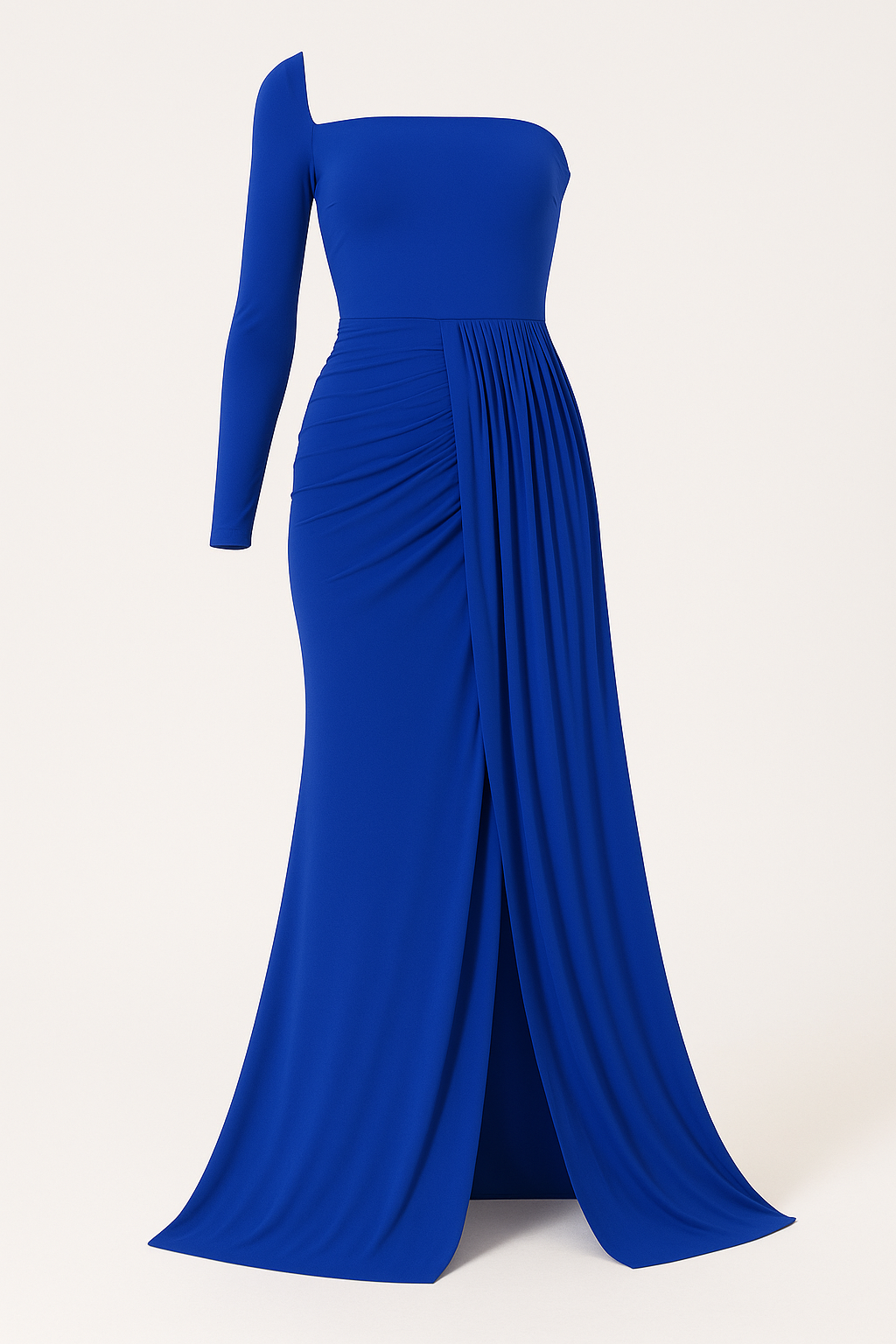 Robe de Soirée Asymétrique | Élégance Fluide | Tenue de Prestige