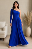 Robe de Soirée Asymétrique | Élégance Fluide | Tenue de Prestige