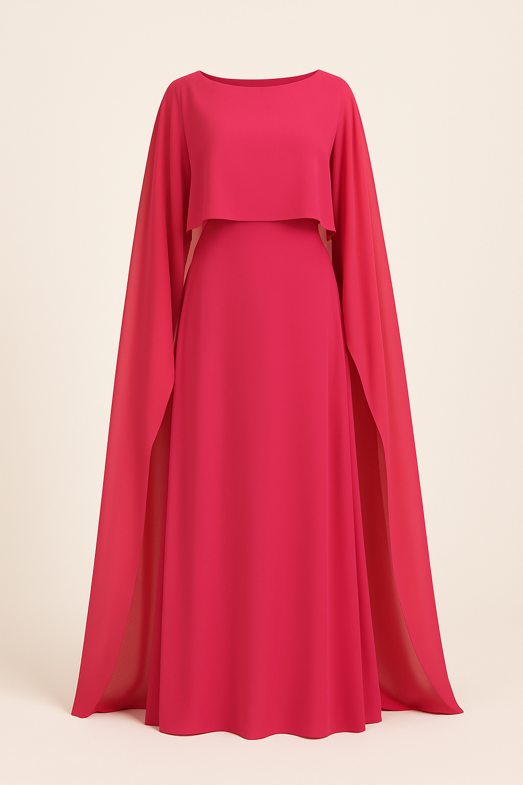 Robe Caftan Satinée | Élégance Drapée | Tenue de Soirée Modeste