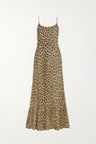 Robe Longue Imprimé Léopard | Audacieuse & Chic | Élégance Estivale Décontractée