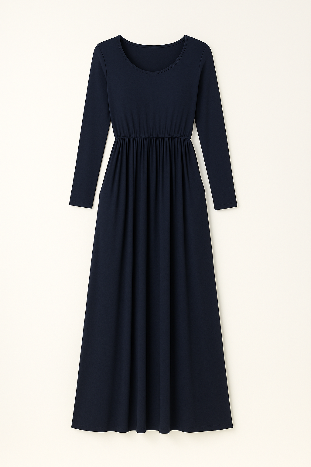 Robe Maxi Élégante à Manches Longues | Intemporelle | Fluide & Confortable