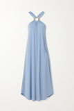 Robe Longue à Col Halter | Élégante | Légère & Fluide