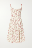 Robe Midi Fleurie | Romantique | Élégante & Fluide