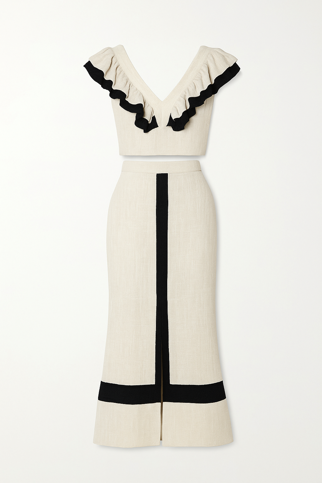 Robe Longue Élégante à Volants | Chic | Intemporelle et Sophistiquée