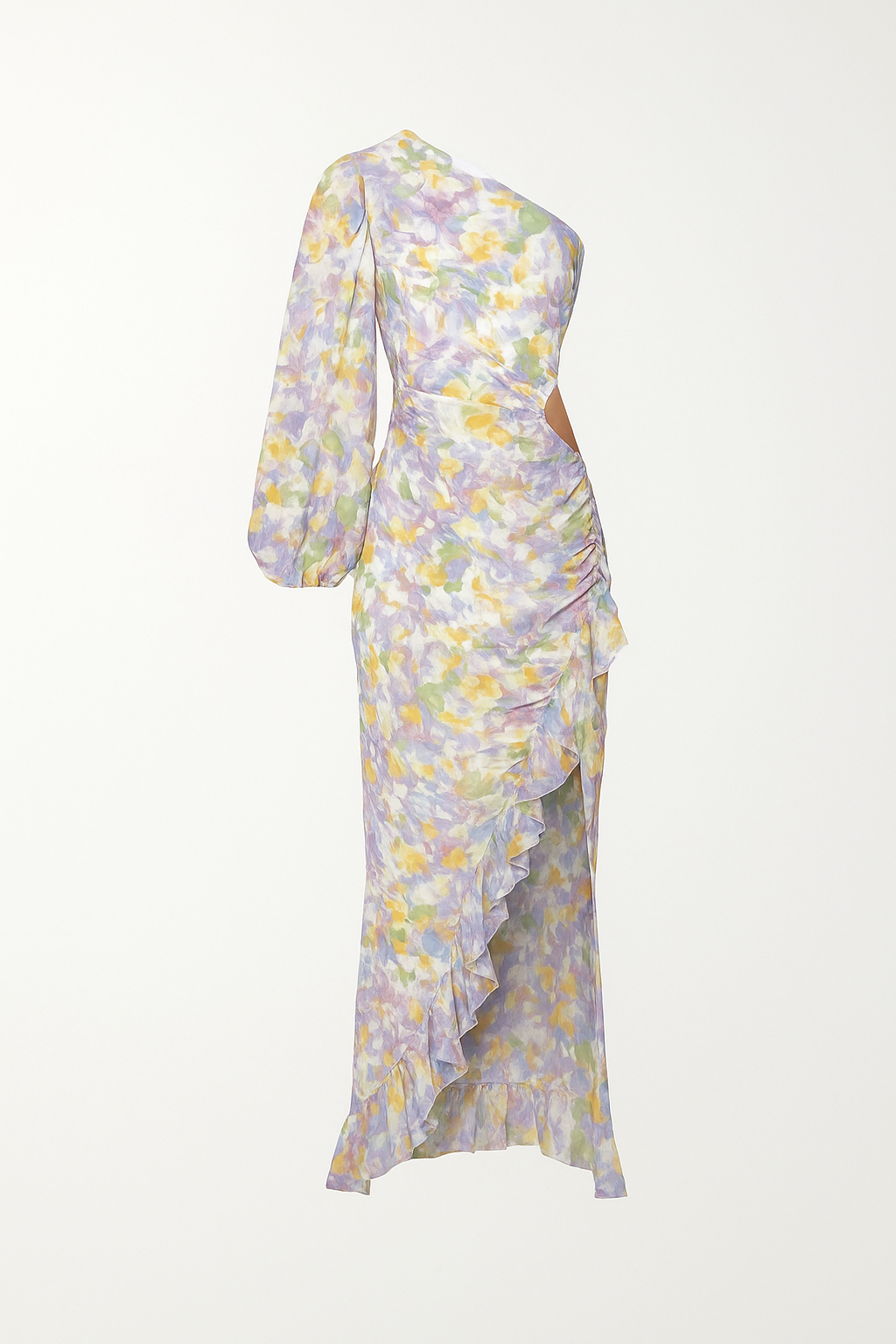 Robe Longue Asymétrique Fleurie | Élégante & Chic | Mode Estivale