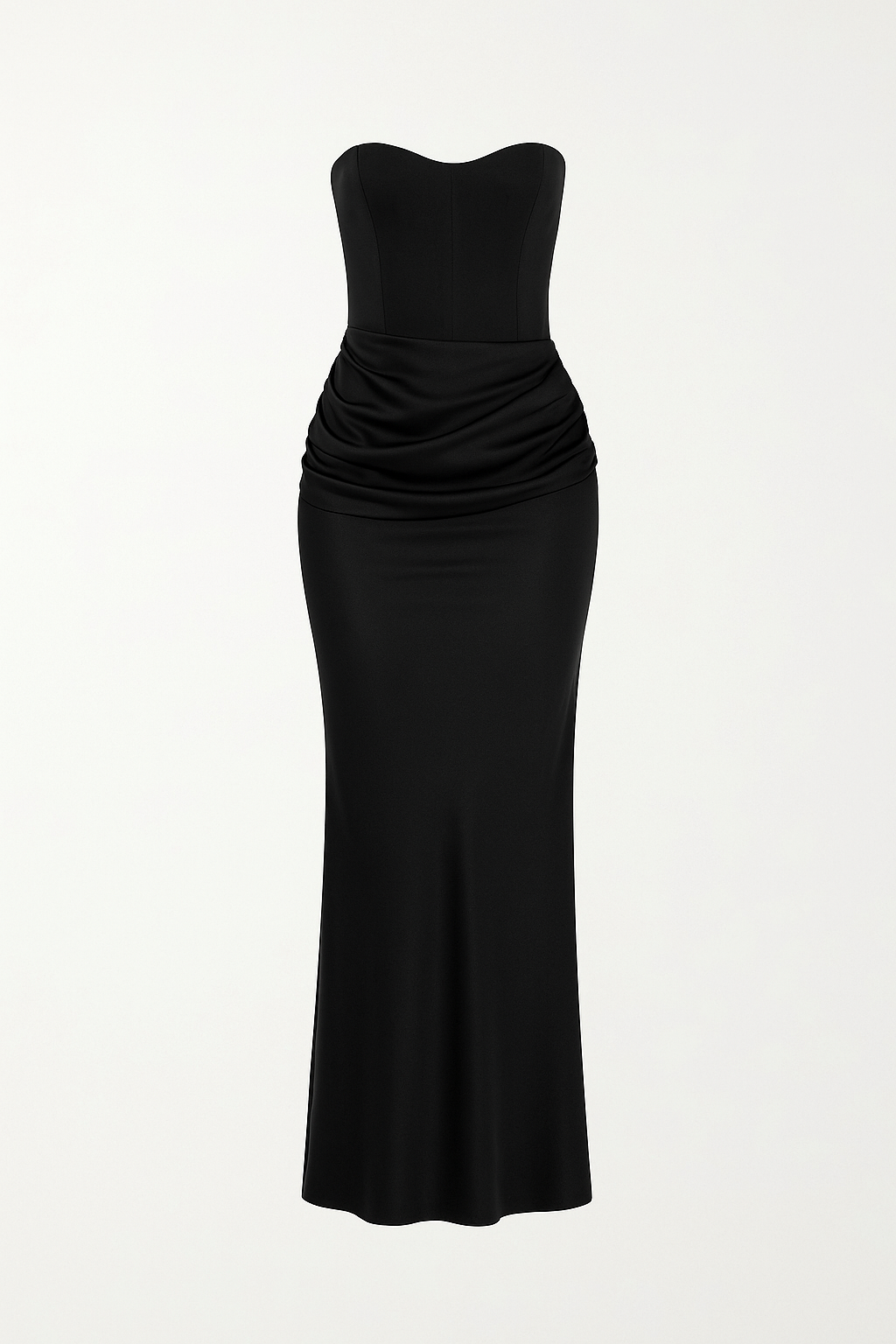 Robe Longue Satinée Bustier | Élégante et Chic | Parfaite pour Mariages et Événements Formels