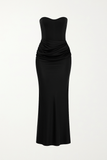 Robe Longue Satinée Bustier | Élégante et Chic | Parfaite pour Mariages et Événements Formels