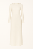Robe Longue Côtelée | Minimaliste | Élégante et Confortable