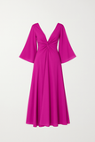 Robe Longue en Mousseline à Nœud Twist | Élégante et Fluide | Parfaite pour Mariages et Événements d'Été