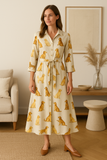 Robe Satinée Imprimée Animaux | Chic & Originale | Parfaite pour l'Été et les Soirées