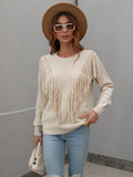 Pull en Maille à Franges | Bohème | Chic & Confortable