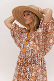 Robe Midi Fleurie Bohème | Coton Léger | Chic Estival