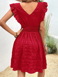 Robe Courte à Taille Smockée | Style Estival | Élégance Légère