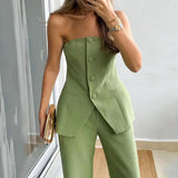 Combinaison Pantalon Bustier | Chic et Moderne | Parfaite pour les Occasions Spéciales