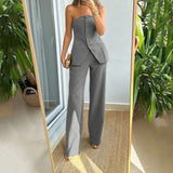 Combinaison Pantalon Bustier | Chic et Moderne | Parfaite pour les Occasions Spéciales