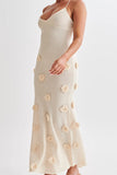 Robe Midi Fleurie 3D | Élégante | Romantique et Féminine
