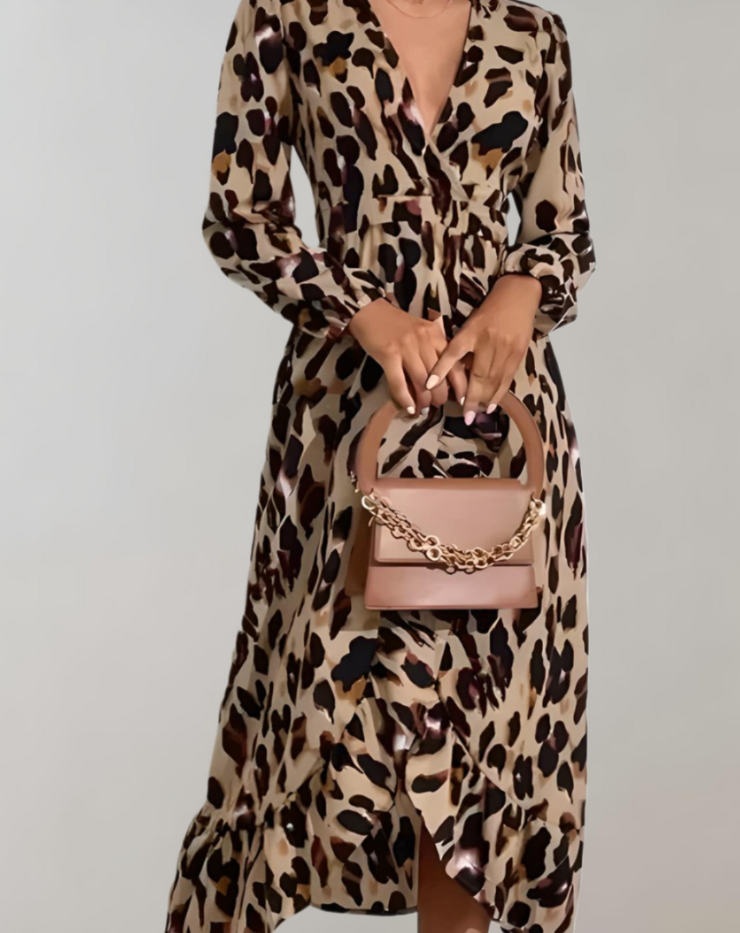 Robe Portefeuille Imprimé Léopard | Audacieuse | Élégante et Féminine