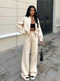 Ensemble Décontracté Zippé Oversize | Confort Streetwear | Relax & Tendance