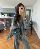 Ensemble Décontracté Zippé Oversize | Confort Streetwear | Relax & Tendance