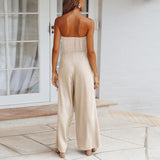 Combinaison Large Sans Bretelles | Élégante & Chic | Parfaite pour l'Été
