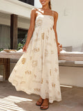 Robe Maxi Bohème Imprimée | Mélange de Coton | Légère et Aérienne