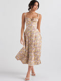 Robe Midi Fleurie | Romantique | Élégante & Fluide