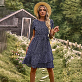 Robe Portefeuille Fleurie | Coupe Légère | Incontournable d’Été