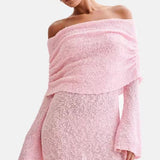 Robe Courte Pailletée Épaules Dénudées | Glamour | Moulante et Éclatante